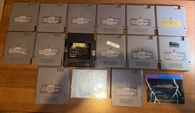 Nintendo NES 14 Game Lot Super Mario Bros Duck Hunt Rad Racer Xenophobe Bad Dude