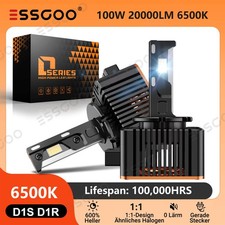 2X D1S LED Scheinwerfer Mit Zulassung 20000LM Halogen Fern/Abblendlicht Ersetzen
