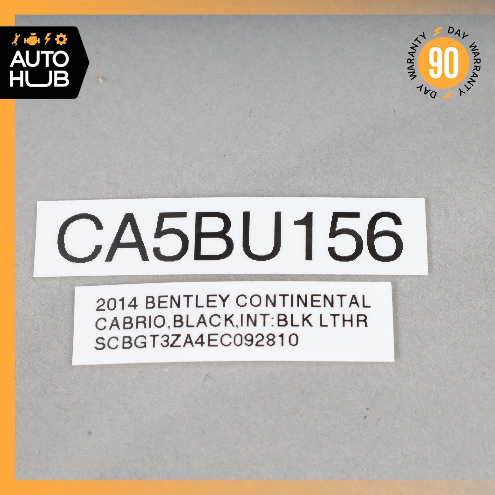 12-18 Bentley Continental GTC GT Steering Wheel Driver Airbag Wiring Harness 32k