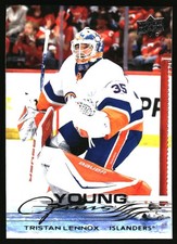 2025-26 Upper Deck Series 2 Young Guns Tristan Lennox Rookie New York Islanders