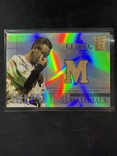 2002 Topps Tribute Milestone Materials #MIM-LG Lou Gehrig Game Used Bat Yankees