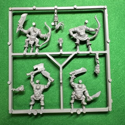 Games Workshop Warhammer Classic Orc Orcs Warriors 4x Orruk Archers Arrer 90s  