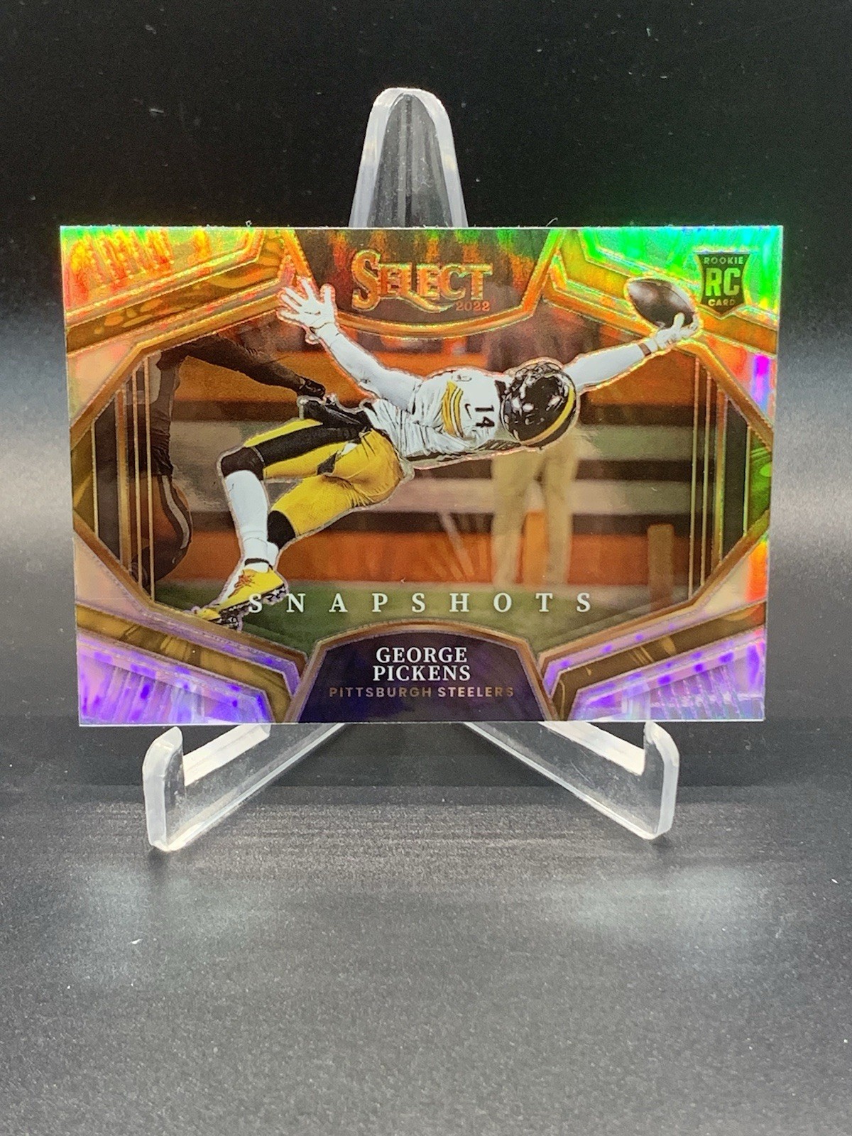 2022 Panini Select George Pickens RC Snapshots  #SS-6 Silver Prizm