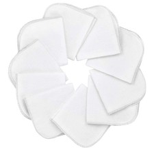 Mias Baby Waschlappen 100% Baumwolle Molton Flanell - Schlaufe, schadstofffrei