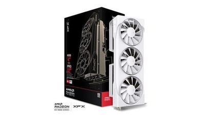 XFX Swift Radeon RX 9070 OC White Triple Fan Gaming Edition Grafikkarte 16GB ...