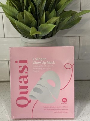 Quasi-Collagen Glow Up Mask | Hydrating & Firming Facial Mask - 4 pcs/box