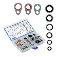 60 PCS AC O Ring Kit, Car Air Conditioning Compressor Gasket Seal O Ring Asso...