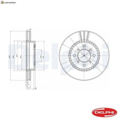 2x BREMSSCHEIBE BG2814 FÜR HONDA ACCORD/VI/Hatchback PRELUDE/IV D16B6 1.6L 4cyl