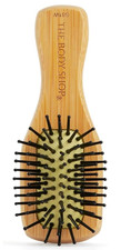 The Body Shop Bamboo Small Hairbrush Detangle & Smooth Mini Wooden Hair Brush