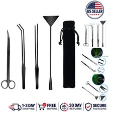 Aquarium Scissor Tweezers Spatula Tool - 4 in 1 Stainless Steel Aquatic Plant...