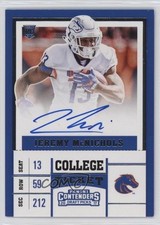2017 Contenders Draft Picks College Ticket Variation Jeremy McNichols Auto 0m0