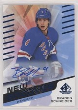 2022-23 Upper Deck SP Game Used New Grooves Braden Schneider #NG-14 Auto 13cs
