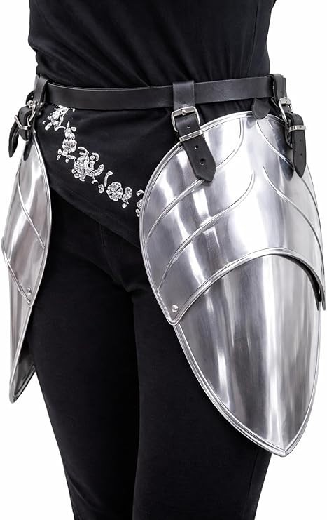 Medieval 18ga Fantasía Medieval Disfraz Mujer Armadura Acero Falda Mujer Tasset