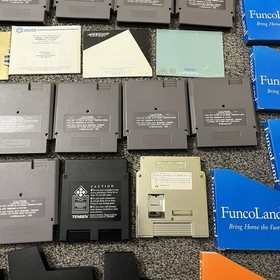 Lot of 27 NES Games 6 Manuals Rad Racer, TMNT 2, Gauntlet, Spot, Tetris & More!