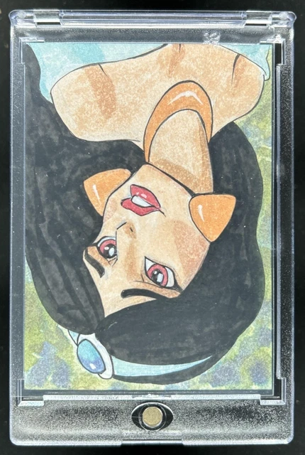 2025 Topps Chrome Disney Jasmine Sketch Signed By Artist Gary Shipman #1/1