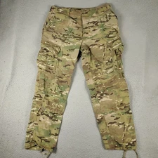 Military Pants Mens 38x32 Large Green Brown Camouflage Military Tactical Cargo *