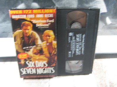 Six Days Seven Nights VHS Screener 1998 Harrison Ford Touchstone Comedy Promo