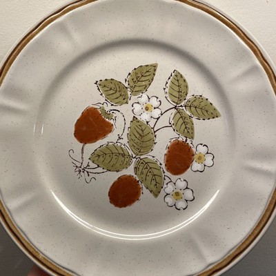 Hearthside Americana Stoneware (Set of 12)  Berries And Cream  Made In Japan