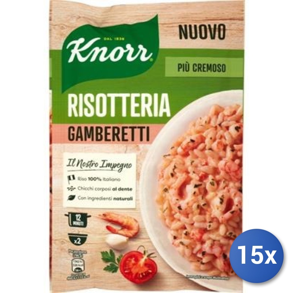 15X Multipack Knorr Risotto Gr 175 Shrimp