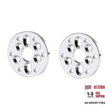 2Pcs RC Aluminum Motor Adapter Bracket Plate Metal Motor Mount Holder Silver