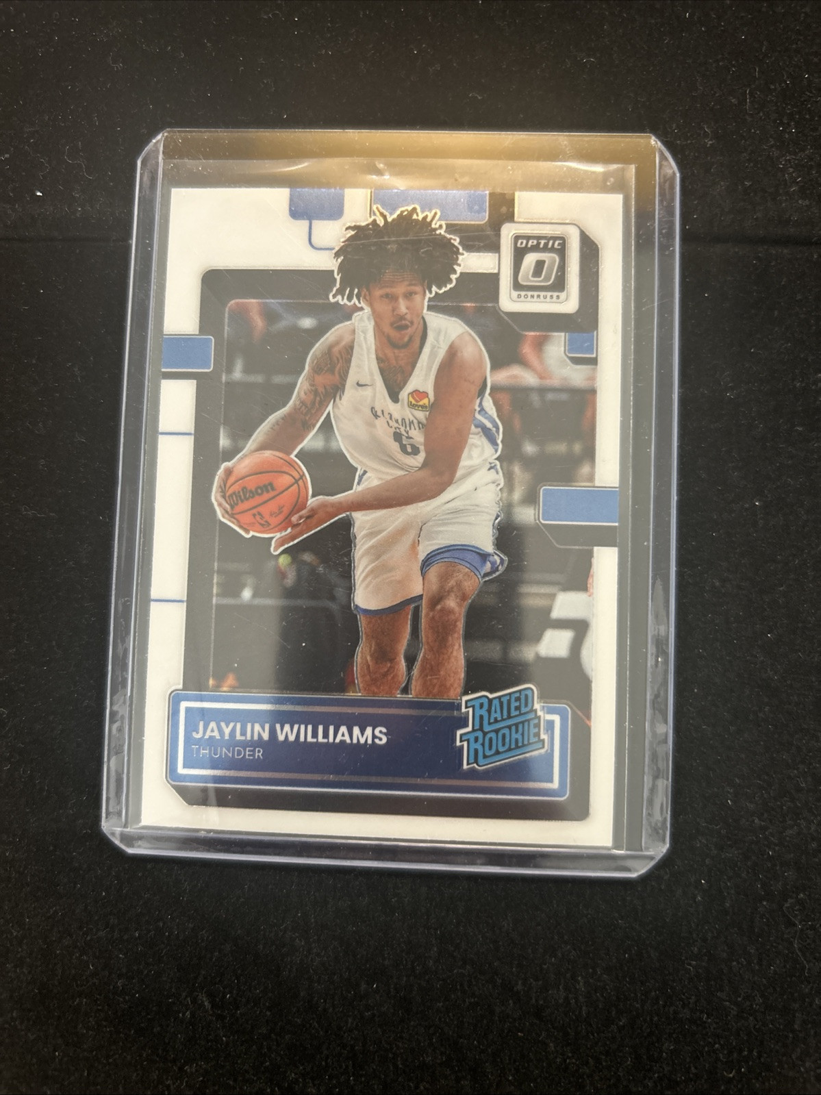 2022-23 OPTIC CHOICE RATED ROOKIE 246 Jaylin Williams - Oklahoma City Thunder