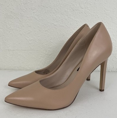 Nine West Womens Tatiana Pumps Tan Size 8.5 M 
