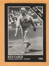 Red Faber Chicago White Sox 1991 Conlon TSN #41 HOF Dubuque Iowa