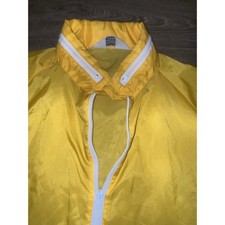 Vintage Rainbow Sportswear Yellow Light Windbreaker Jacket Size L