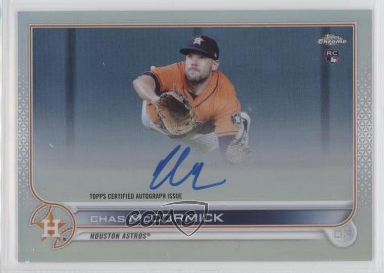 2022 Topps Chrome Rookie Auto Refractor 37/499 Chas McCormick #RA-CM Auto 00kj
