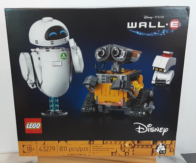 NIB LEGO Disney Pixar WALL-E and EVE 43279 Building Kit Toy Set 811 pieces HTF