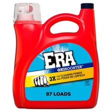 Era Oxibooster Liquid Laundry Detergent, 154 fl oz, 87 Loads Powerful Laundry 0.19 per gallon