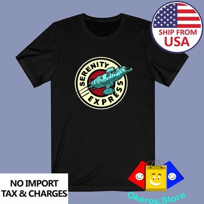 Serenity Firefly Express Ship Men's Black Size S to 5XL