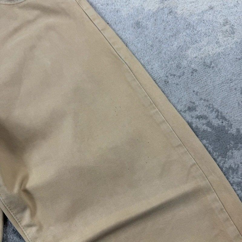 Vintage Armani Jeans Men’s W32 L33 Straight Fit Beige 90s image 10