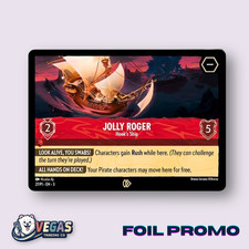 Jolly Roger Hook's Ship 27/P1 Foil Promo Peter Pan LP Disney Lorcana