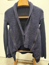 Lululemon Sweater Women's 4 Purple Merino Wool Cardigan Long Sleeve Wrap It Up