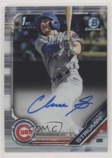 2019 Bowman Draft Chrome Pick Refractor 470/499 Chase Strumpf #CDA-CS Auto q2c