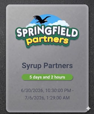 Monopoly_Go SIMPSONS Partners EVENT   FULL CARRY 80K POINTS   MAX 12 Hour 