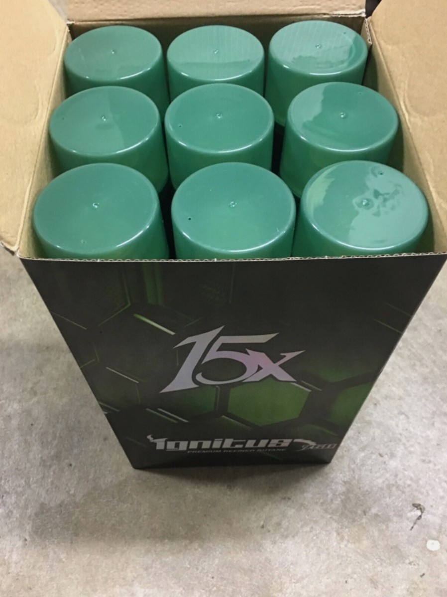 Ignitus (butane)(dsply 9pc) Premium Refined 15x Outdoor K Ing Butane ...