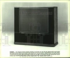 1989 Press Photo Magnavox 52-inch rear projection television - mjc33753