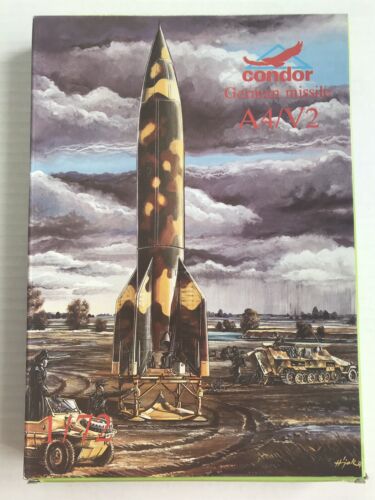 Misil Condor 1/72 alemán 1992 A4/V2 Kit de moldeado inyectado 001 Nuevo Caja Abierta