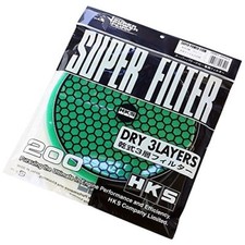 Hks 70001-ak022 3 Layer Dry 200mm Green Replacement Filter Element