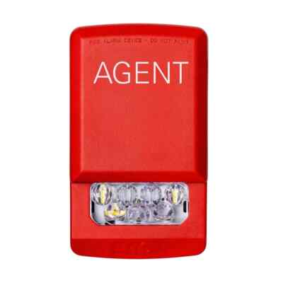 Eaton ELSTR-A Eluxa Strobe, LED, Wall, Red, AGENT - Same Day Shipping (SEALED)