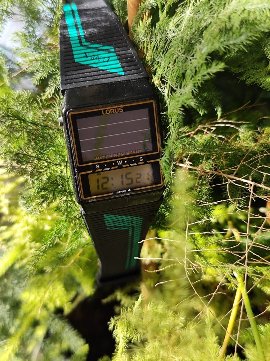Rare Lorus /Seiko Solar Digital W199-4000 Japan Alarm Chrono Watch