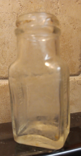 Set of 3 vintage bluing/starch/chili bottles/Gebhardt, Mrs Stewarts/3ii Duraglas - Picture 15 of 17