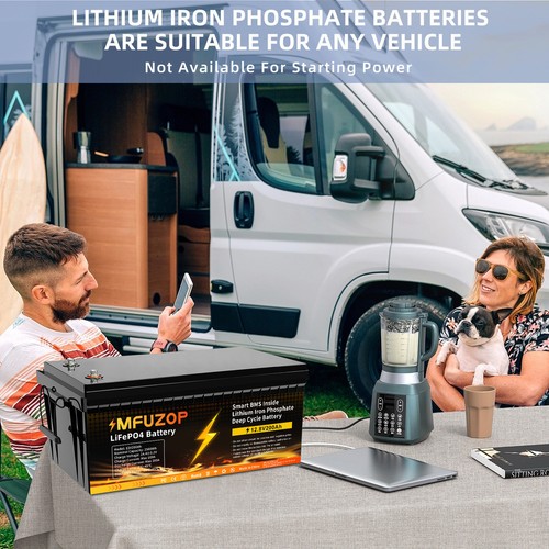 12V 200Ah LiFePO4 Lithium Battery 15000 Deep Cycles Solar 10-Year Lifetime RV - Picture 7 of 9