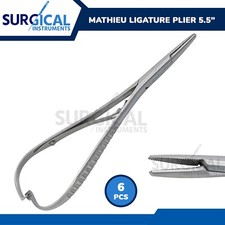 6 Pcs Mathieu Plier 5.5" Orthodontic Surgical Dental Instruments German Grade