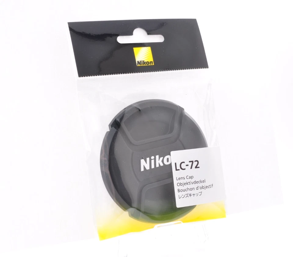 New Nikon LC-72 72mm Genuine Brand Camera Cover Accessory Snap-on Front Lens Cap - Image 2 of 4