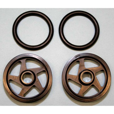 RJ Speed O-Ring Wheels 1.5 Black 2 RJS2501 Electric Car/Truck Option Parts