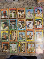 1975 Topps Lot of 171 - Poor To Very Good - Including Stars!
