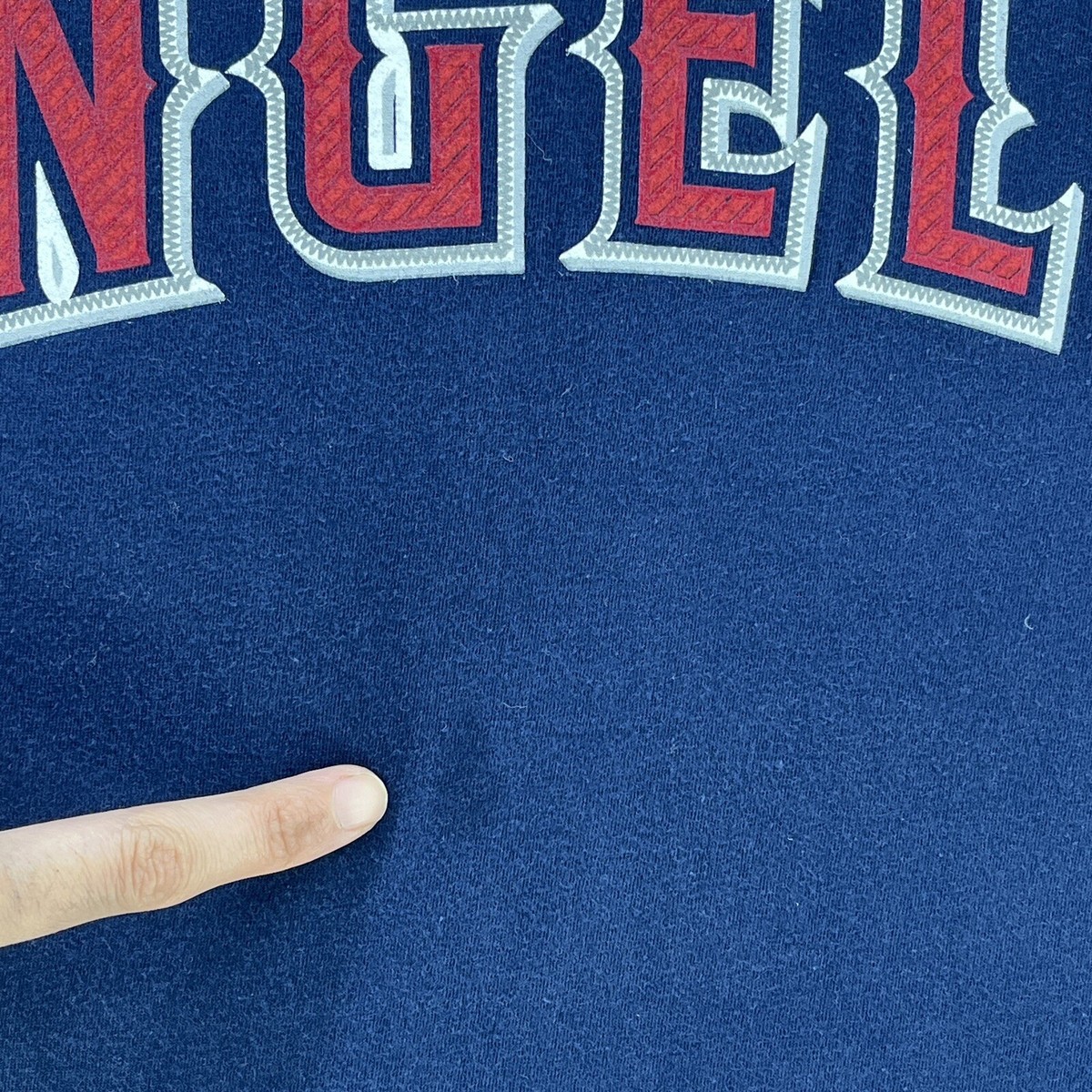 Majestic Mens T Shirt Small S Angels Baseball #27 Trout